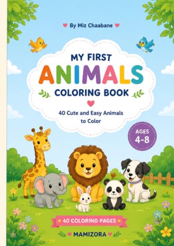Couverture de My First Animals Coloring Book