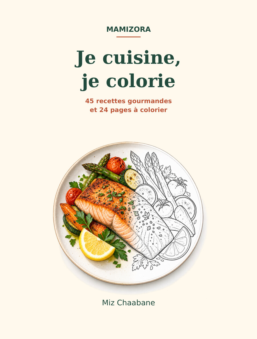Couverture de Je cuisine, je colorie